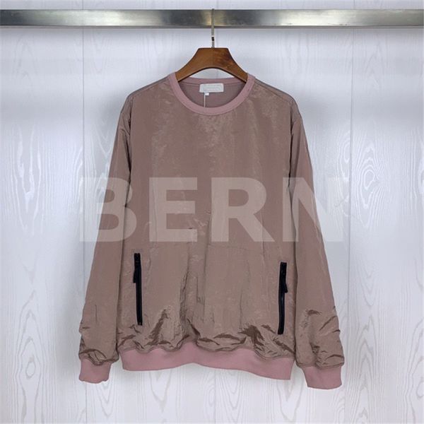 

nylon gridding men desiger t-shirt for men couple 19ss autumn winter ghost series thin sweatshirts casual sweater m-2xl 8307, Black