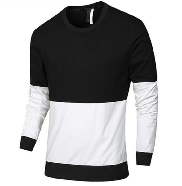 

new fashion brand men spring autumn hip hop o-neck long sleeve casual cotton fleece hombre sweatshirt street best, Black