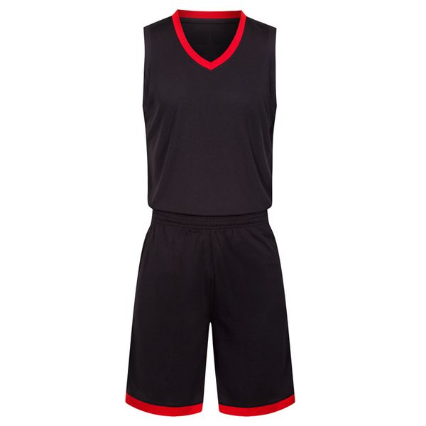 

2019 new blank basketball jerseys printed logo mens size s-xxl price fast shipping good quality black red br0002