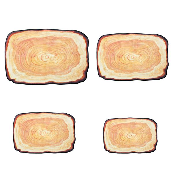 

floor mat bedroom tree rings home sofa kitchen decoration repeatable skid resistant living room rectangle