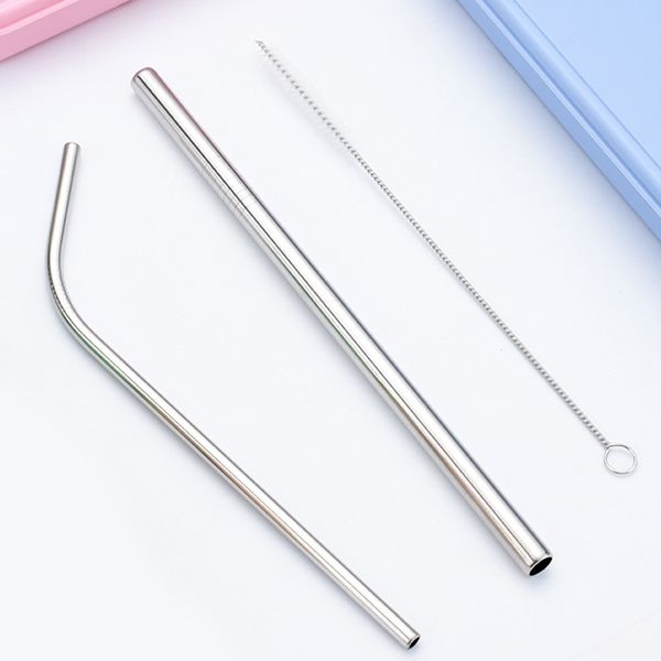 

7-piece stainless steel travel portable tableware cutlery straw