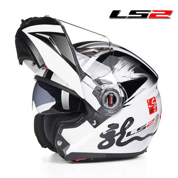 

ls2 ff370 modular motorcycle helmet full face racing motorbike helmet with inner sun visor women man flip up moto helmets ece