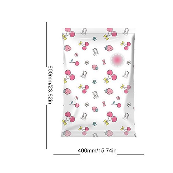 

vacuum compression bag thickening storage bag maiden cherry series single quilt clothing storage bag