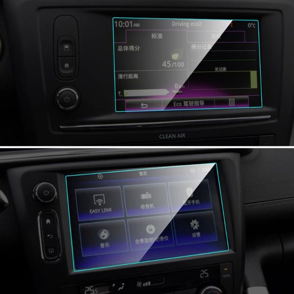 

car gps navigation screen protector for kadjar 2016-2019 auto interior tempered glass protective film car accessories