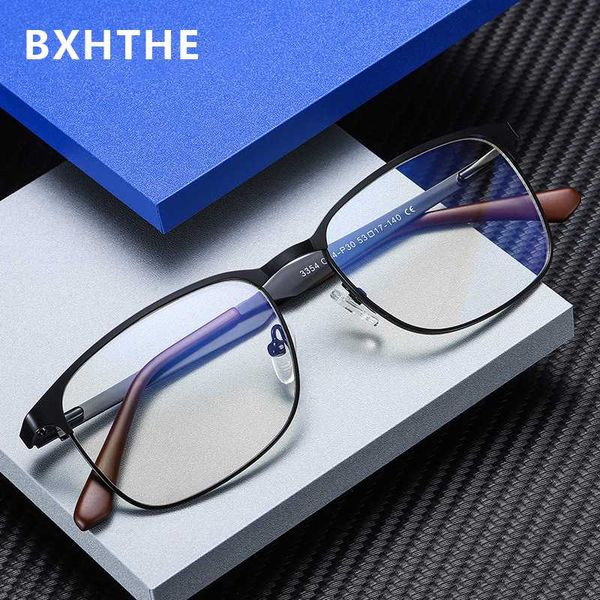 

2020 men metal glasses frame male square black optical myopia prescription eyeglasses women brand clear eyewear