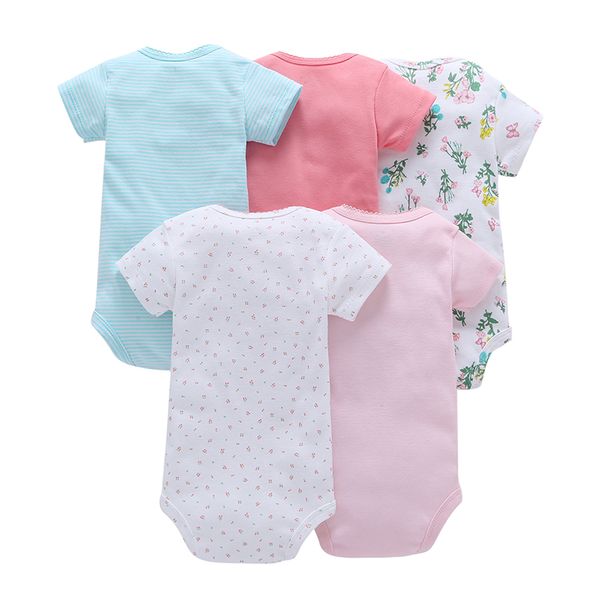 

baby boy girl bodysuit body suit short sleeve clothing cartoon infant summer clothes 2020 newborn costume new born outfit, White