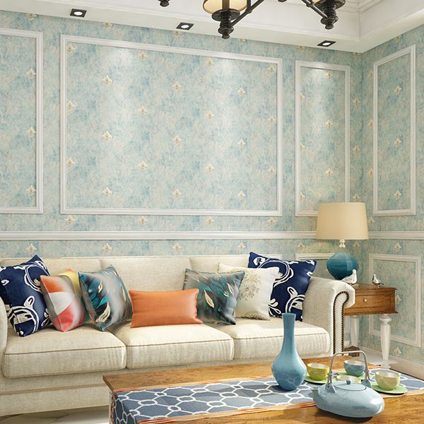 

american country pastoral style multicolor wallpaper retro european style bedroom living sitting room tv background wall paper