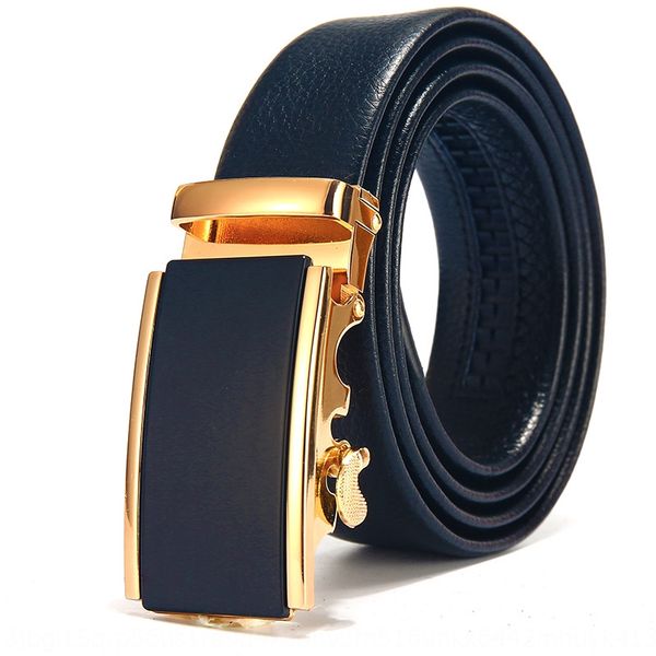 

men's buckle pu imitation leather business youth men's automatic buckle pu imitation leather automatic business belt youth belt, Black;brown