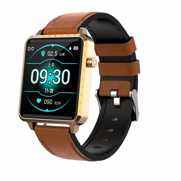 

winsun 1.54inch full touch screen watch men rc01 for apple watch android ios heart rate blood pressure monitor smartwatch men