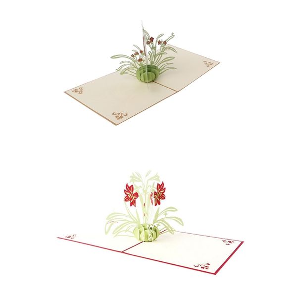 

3d up cards daffodil birthday anniversary mother's day thank you christmas h55e