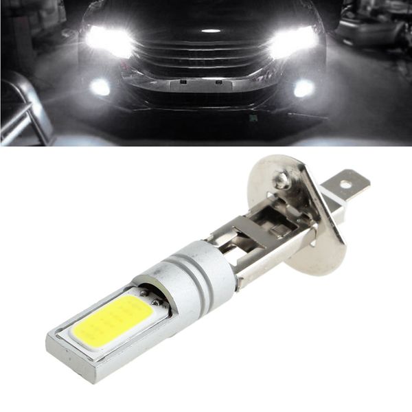 

1pc ac/dc 12-24v 40w h1 cob led fog light driving lamp drl bulb white 700lm