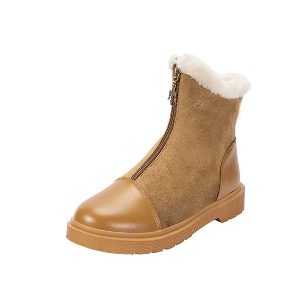 

2019 winter boots women's and ankle boots pointed ladies leather fashion women's s11-76, Black