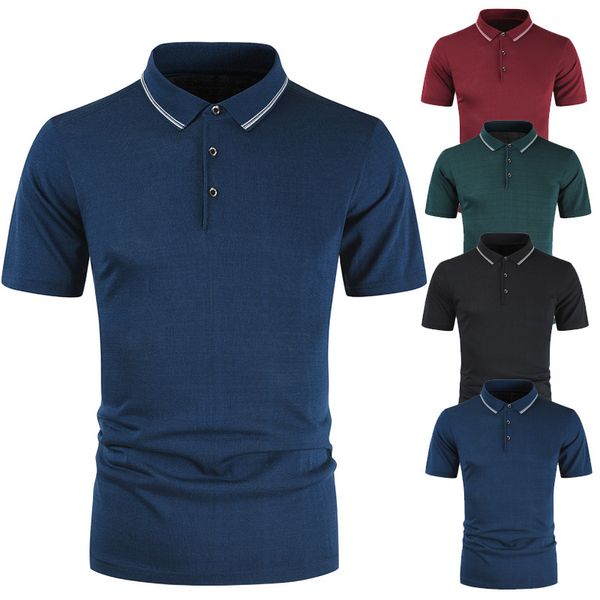 

плюс размер рубашки поло платье мужчины твердые slim fit рубашки поло с коротким рукавом лоскутное хлопок рубашка поло мужская мода m-3xl, White;black