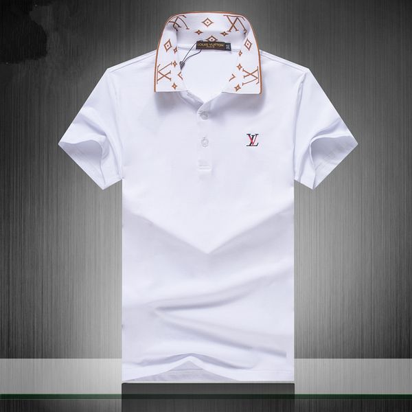 

лето 2019 дизайнеры тег змея печати одежды мужчины ткани письмо поло г тенниска воротник случайные женщины тенниска тройник рубашки топы 16, White;black