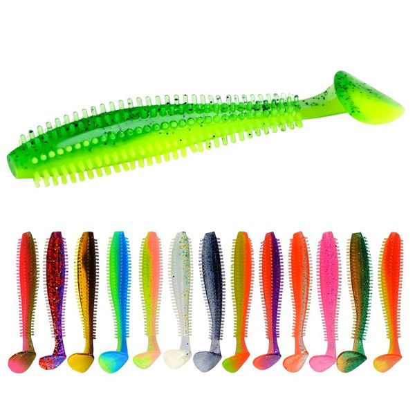 

fish king spikey shad fishing lures 90mm 120mm artificial baits wobblers soft lures carp silicone fishing soft baits tackle hgghq