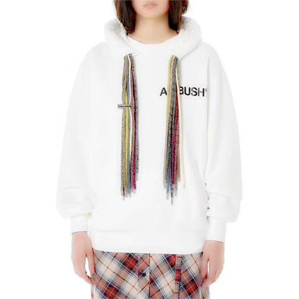 

ambush hoodie men women clothes ambush pullover sweatshirt hip-hop ab skateboard hoodie quality, Black