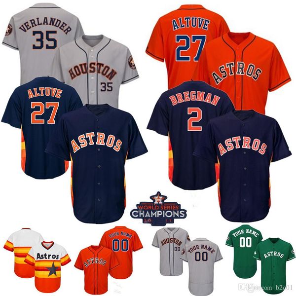 

Houston jersey Jose Altuve Alex Bregman George Springer Michael Brantley Chris Devenski Gerrit Cole Carlos Correa Astros Men