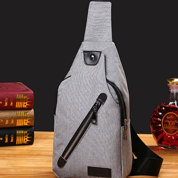 

новый холст сумка chest модельер мужские полиэстер sling сумки chest пакет crossbody men boston bag