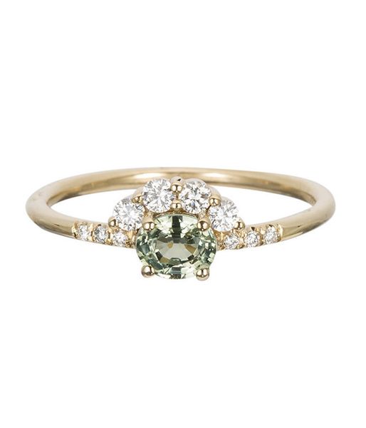 

new fashion green blue cz arches gold color wedding rings for women party club engagement luxury personalized rings jewelry gift, Slivery;golden