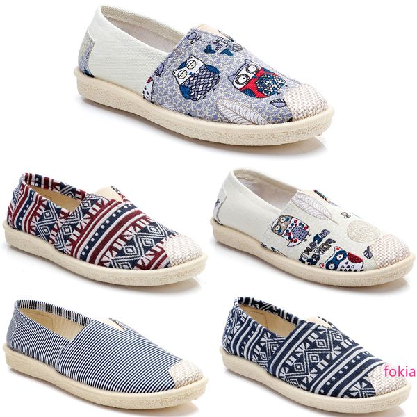 

2020 non-brand vintage women shoes slip on espadrilles chaussures flats casual canvas shoes classic loafers sneakers 36-40 item#11