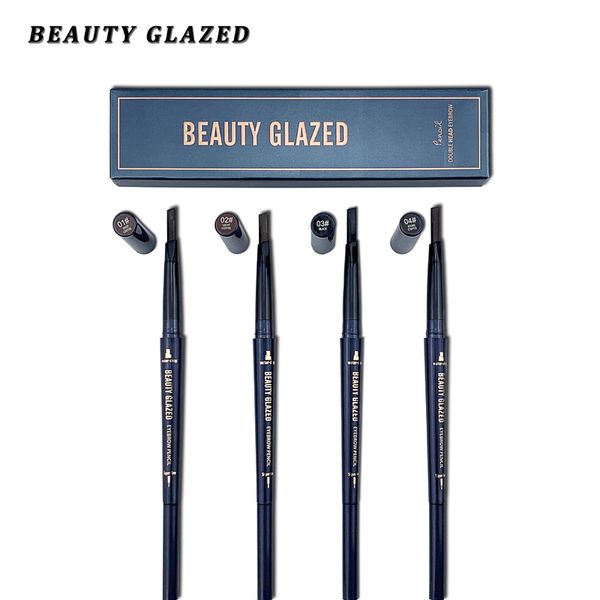 

beauty glazed double head microblading eyebrow pen waterproof eyebrow tattoo pencil long lasting sketch liquid eye brow pencil