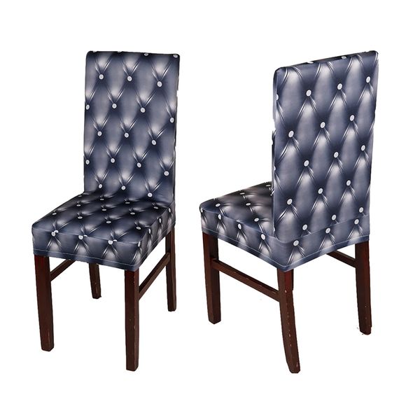 

1pc black/coffee/red printed elastic stretch spandex chair seat cover for home dining room household computer chair covers