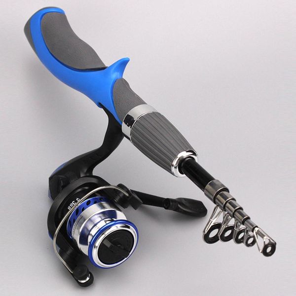 

carbon fiber rod superhard boat ice fly fishing rod with fishing reel fishing tackle set