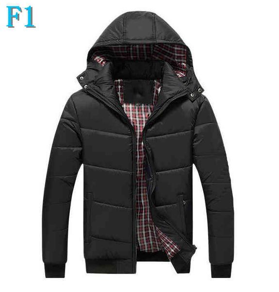 

classic brand down jacket for mens jackets winter mens jackets fashion hooded down coat outerwear mens warm jackets parka m-5xlf4, Black