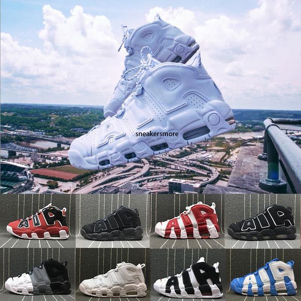 

with box]new white black more uptempo up tempo basketball shoes men scottie pippen basketball shoes sports shoes sneaker