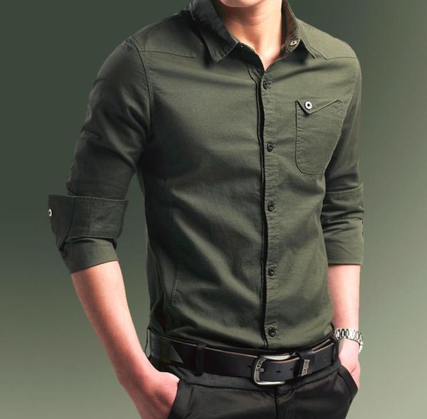

men's casual shirts 100% cotton men fashion dress shirt solid long sleeve male plus size -6xl, White;black