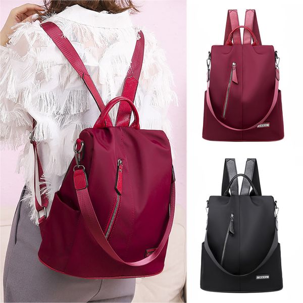 

kkmhan brand women color matching wild fashion leisure travel bag student bag backpack dropshipping mochila feminina bolsas