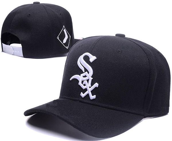 

2019 Лето Новый White Sox Регулируемые Бейсболки Snapback Шляпы Для Мужчин, Женщин, Модных Ш