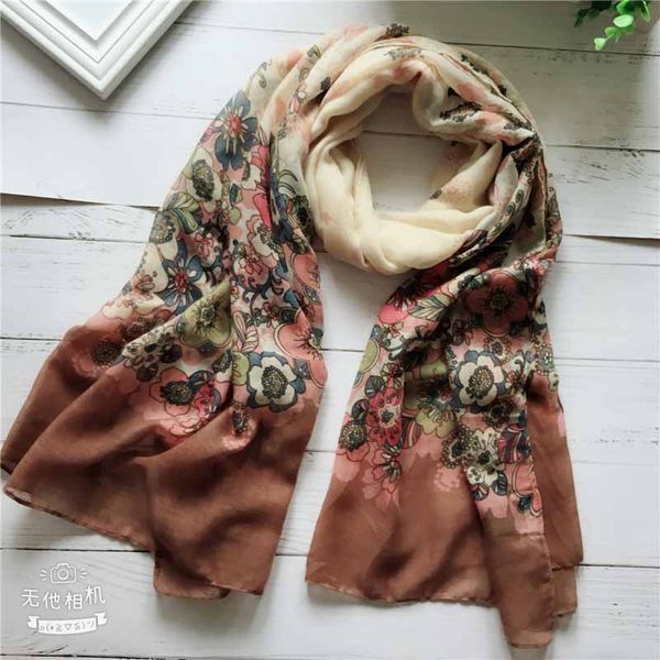 

autumn and winter wholesale designer design fashion chiffon men and women scarf new trend shawl 180*70 boxless 65*180.3 color, Blue;gray