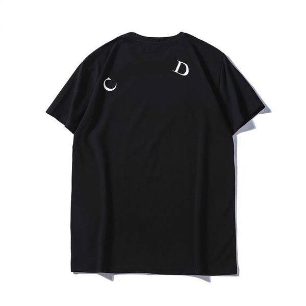 

mens designer t shirt luxury letters loose tees casual print round neck short sleeves sell fashion mens t shirt size s-2xl vintage, White;black