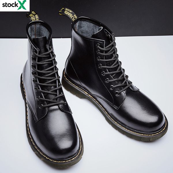 

2020 мужчина зима снег сапоги термических классические женщин все черные коричневых лодыжки женщин людей снег роман мотоциклы сапоги размера, Black