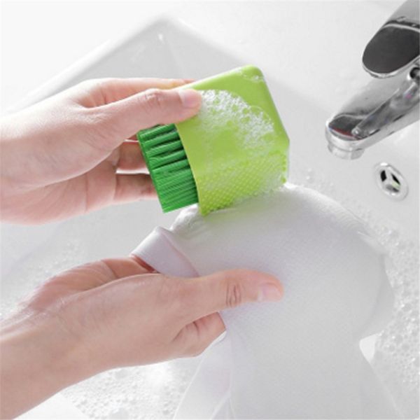 

creative potted silica gel cleaning brush household soft shoe brush dual purpose laundry brushes cleaning brushes kitchen tool