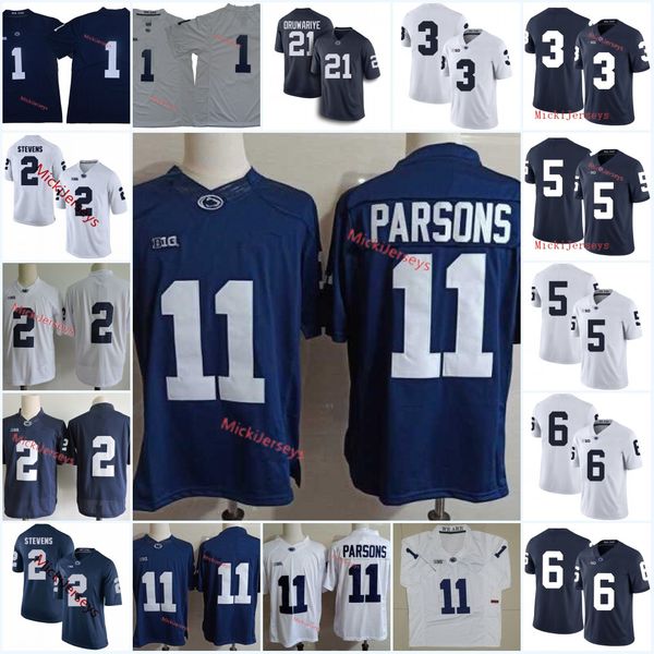 

Mens Penn State Nittany Lions Micah Parsons Ricky Slade KJ Hamler Robbie Dwyer Amani Oruwariye Tommy Stevens Justin Shorter Football Jersey