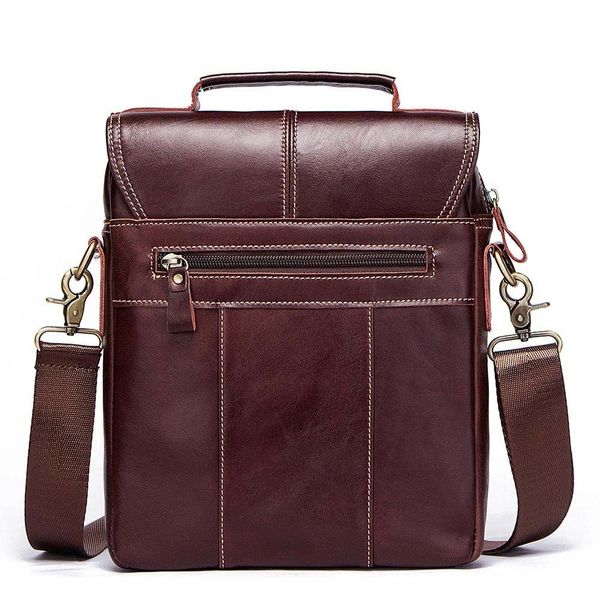 

men's single shoulder package man oblique satchel backpack male handbag genuine leather messenger vintage bag fashion designer tote bra