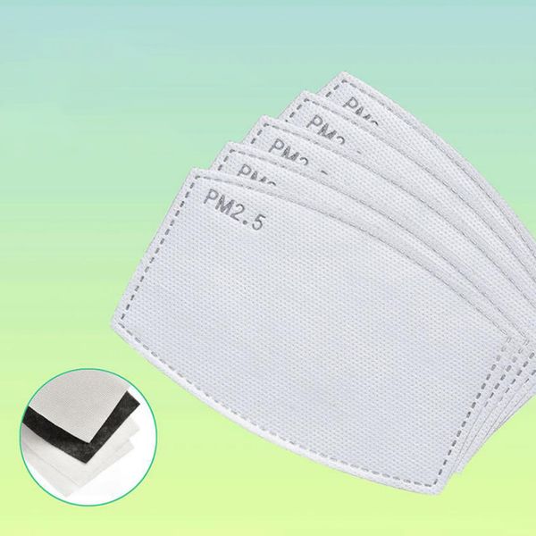 

10pcs anti pm2.5 6 layers mouth mask filter insert for outdoor for kids