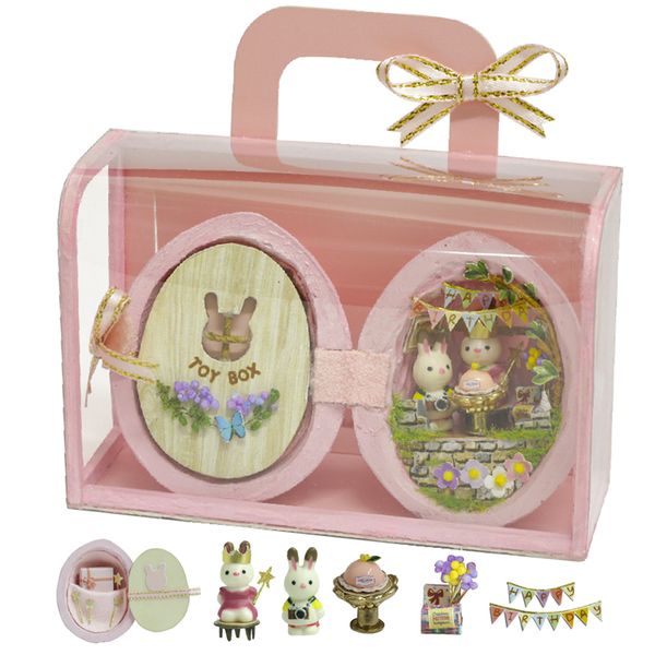 

diy кукольный домик мебель миниатюрные деревянные миниатюры кукольный дом коробка театр игрушки для детей подарки на день рождения casa seed