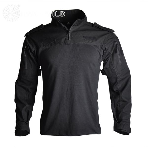 

han wild men spring autumn long sleeve t-shirt outdoor sport tee tactical shirts hiking camping camouflage t-shirts, Gray;blue