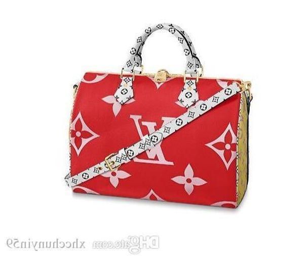 

Красный M44573 Speedy Bandoulière 30 Сцепление M64618 Показы модных сумок через плечо Сумки чере