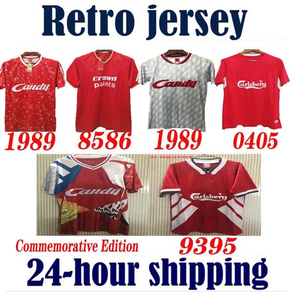 

rush new gerrard 1985 1986 retro soccer jersey 2005 2006 crouch morientes 85 86 04 05 football shirt 1989 1991 classic vintage, Black;yellow