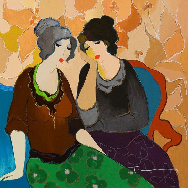 

itzchak tarkay nouvelles фигурация главная произведения искусства современный портрет сеньоры ручной работы картина маслом на холсте вогнута