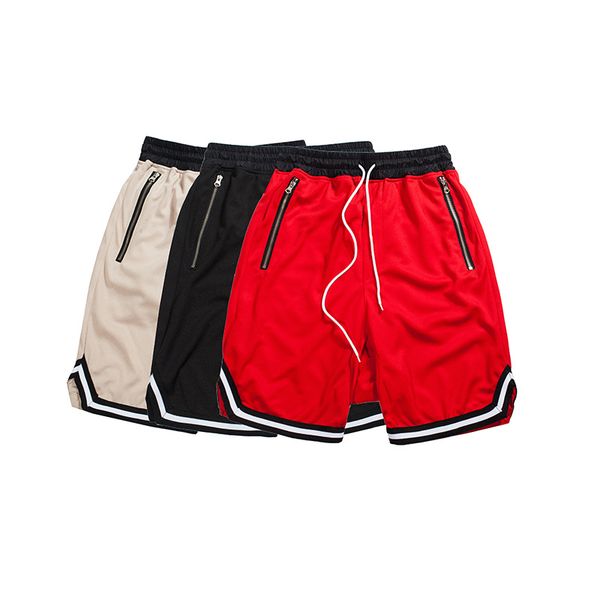 

цвет контраст падения промежность hip hop мужские шорты 2017 лето hip hop багги шорты мужчин дышащий материал джерси 3 cotlors, White;black