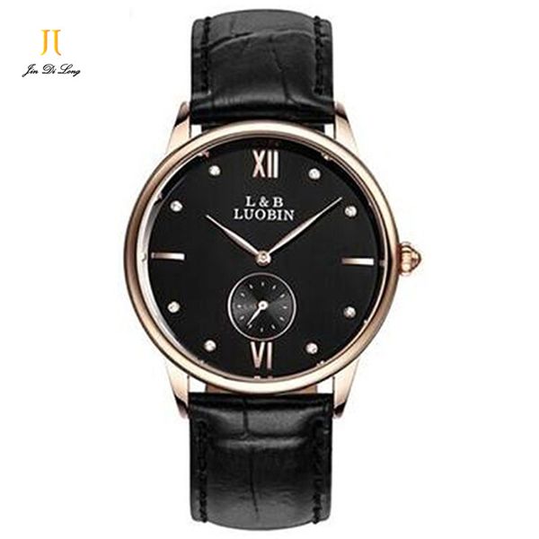 

fashion watch men stainless steel quartz watch waterproof leather wristwatches business casual men, Slivery;brown
