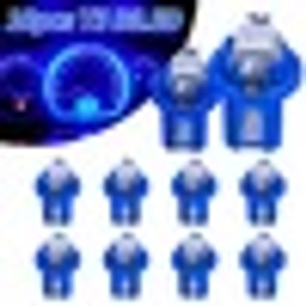 

2019 new arrival 10pcs/lot t5 b8.5d gauge led car dashboard side interior dash lights bulbs indicator