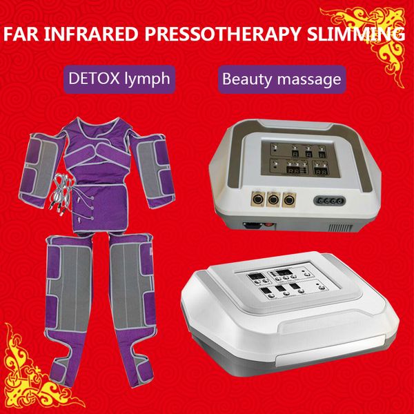 

2019 air wave pressure far infrared pressotherapy slimming detox lymph beauty massage machine fast shipping ce,dhl