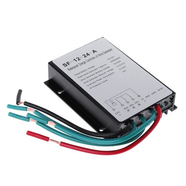 

горячий продавая 600w 12v / 24v водоустойчивый регулятор заряда генератора ветротурбины регулятор ветра регулятор ветрогенератора