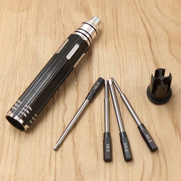 

4 in 1 model rc helicopter special tool car kits set screwdriver hexagon h1.5 h2 h2.5 h3